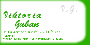 viktoria guban business card